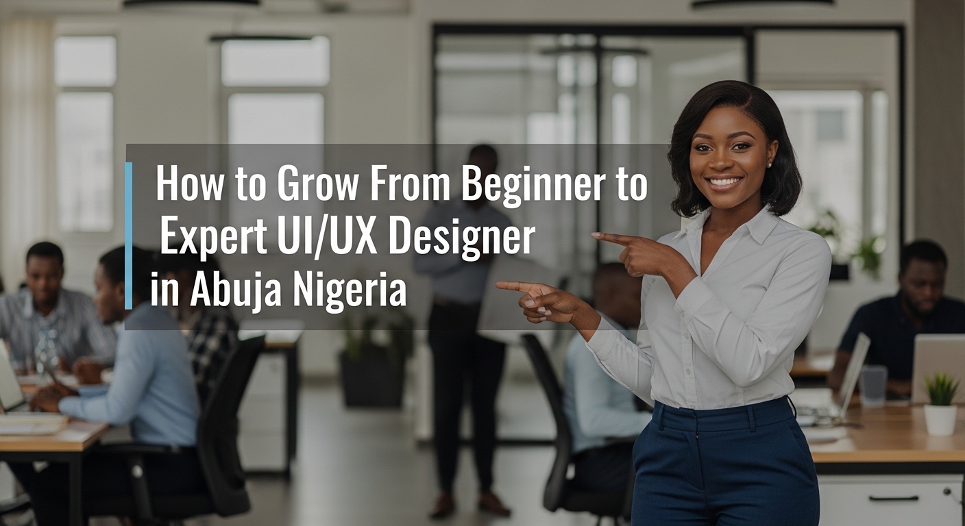 How to Grow From Beginner to Expert UIUX Designer in Abuja Nigeria