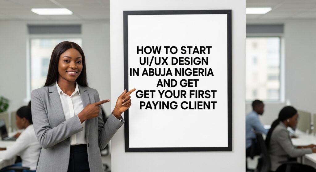 How to Start UIUX Design in Abuja Nigeria and Get Your First Paying Client