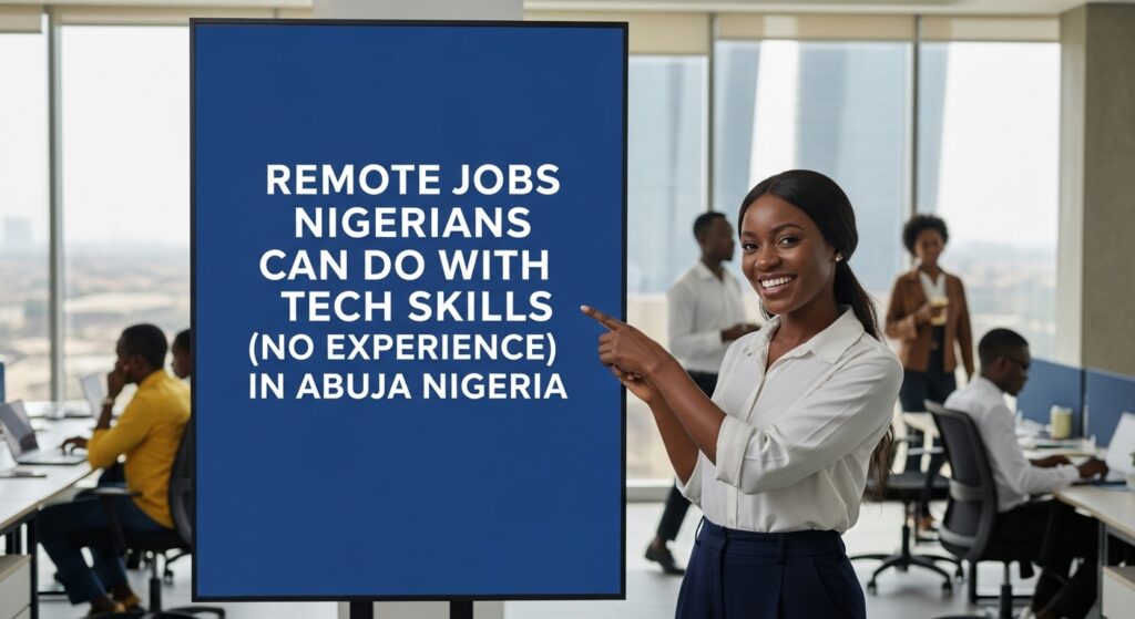 Remote Jobs Nigerians Can Do With Tech Skills (No Experience) in Abuja Nigeria